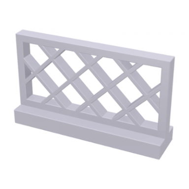 light violet fence 1 x 4 x 2 lattice