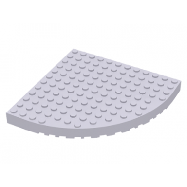 light violet brick round corner 12 x 12