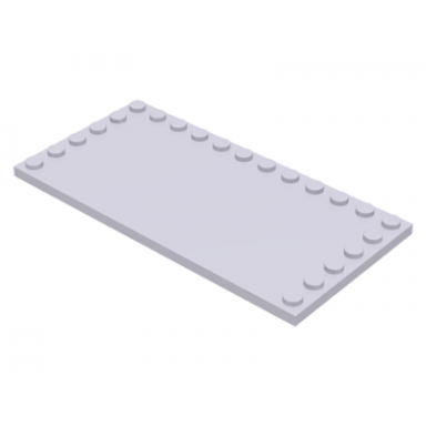light violet tile modified 6 x 12 with studs on edges