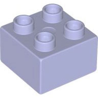 light lilac duplo brick 2 x 2