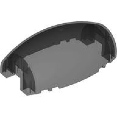 trans-black windscreen 10 x 6 x 3 bubble canopy double tapered with square front cutout