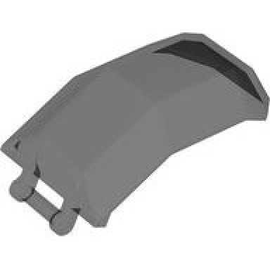 trans-black windscreen 4 x 4 x 4 2 3 with bar handle