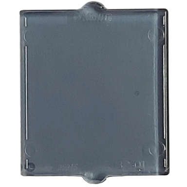 trans-black glass for window 1 x 2 x 2 flat front