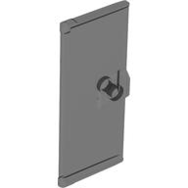 trans-black door 1 x 3 x 6 with stud handle