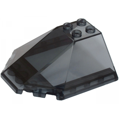 trans-black windscreen 6 x 6 x 2 canopy
