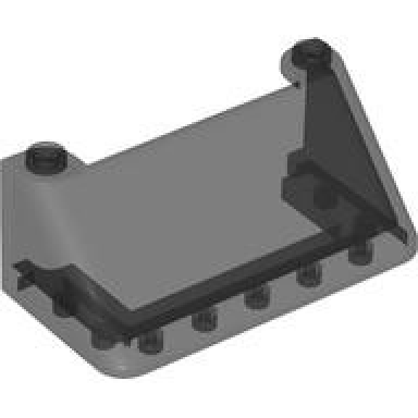 trans-black windscreen 3 x 6 x 2