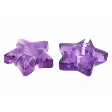 trans-medium purple clikits icon star 2 x 2 large with hole