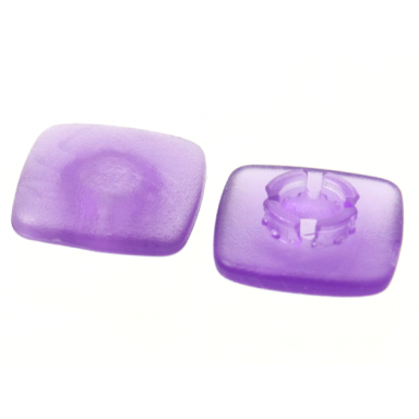 trans-medium purple clikits icon square 2 x 2 small with pin frosted solid and transparent colors