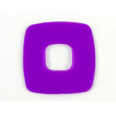 trans-medium purple clikits icon accent plastic square 2 1 2 x 2 1 2