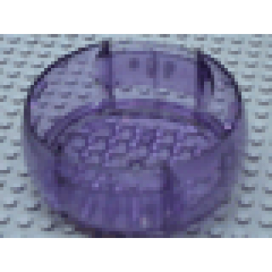trans-medium purple container x-pod barrel section 10 x 10 x 3 1 3