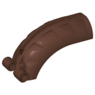 pearl brown bionicle rahkshi back cover with groove