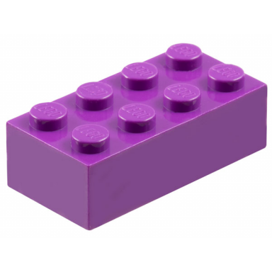 purple brick 2 x 4