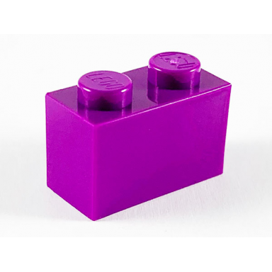 purple brick 1 x 2