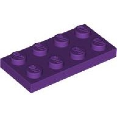 purple plate 2 x 4