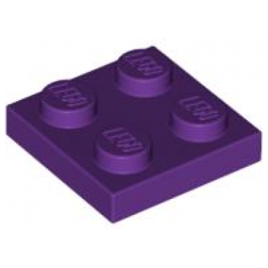purple plate 2 x 2