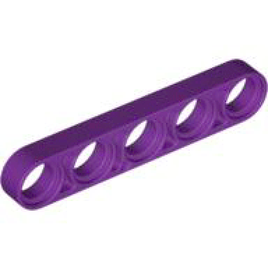 purple technic liftarm thin 1 x 5