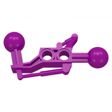 purple technic ball joint 2 x 7 with 2 ball joint