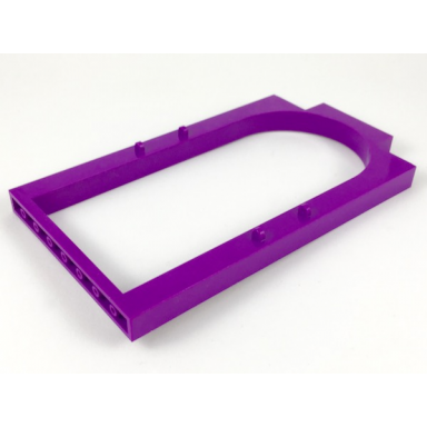 purple door frame 1 x 8 x 12 arched