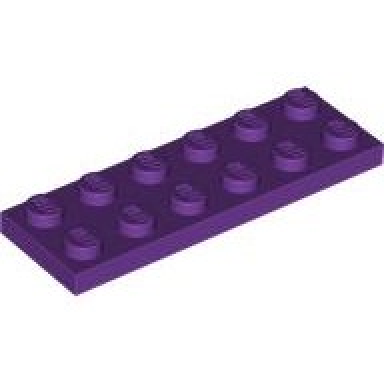 purple plate 2 x 6