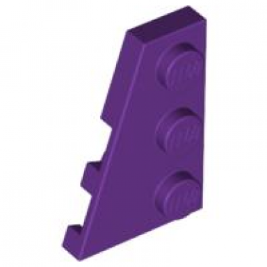 purple wedge plate 3 x 2 left