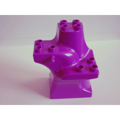 purple duplo plant tree trunk segment base