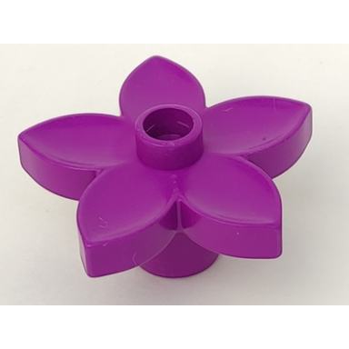 purple duplo plant flower with stud
