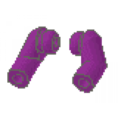 purple arm matching left and right pair