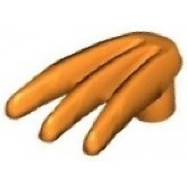 orange minifigure weapon bladed claw spread