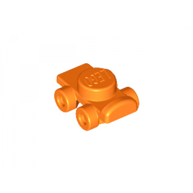 orange minifigure footgear roller skate