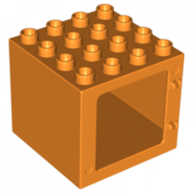 orange duplo door window frame 4 x 4 x 3 thick top