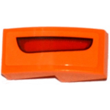 slope curved 2 x 1 x 2 3 with red taillight pattern model right side sticker - set 75912