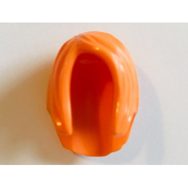 orange minifigure hair female long straight