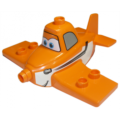 orange duplo airplane disneys planes dusty pattern