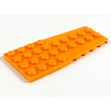 orange wedge plate 4 x 9 with stud notches