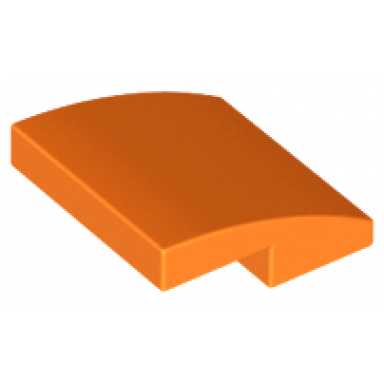 orange slope curved 2 x 2 x 2 3