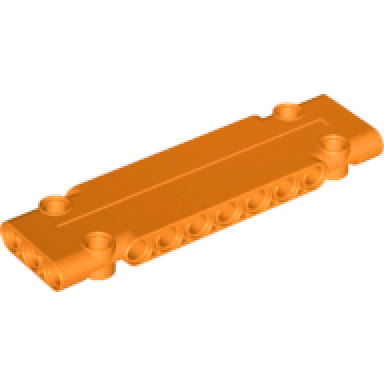 orange technic panel plate 3 x 11 x 1