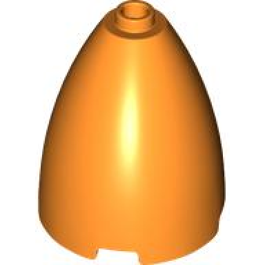 orange cone 3 x 3 x 3 elliptic paraboloid