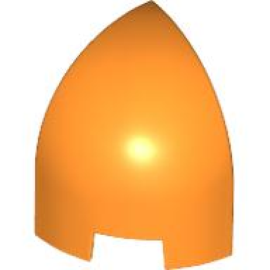 orange slope curved 1 x 1 x 1 1 3 corner round