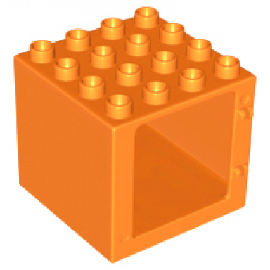 orange duplo door window frame 4 x 4 x 3 thin top