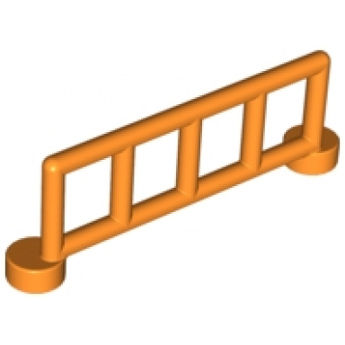 orange duplo fence 1 x 6 x 1 1 2 railing with 5 posts