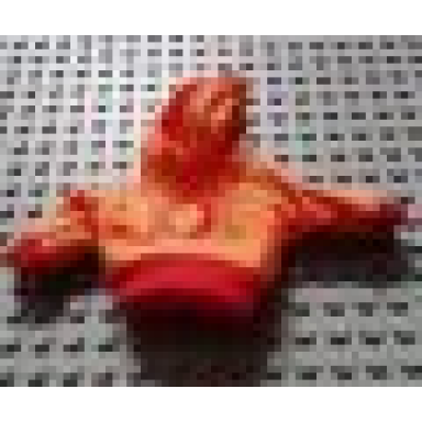 orange scala clothes female sweater with yellow flower pattern