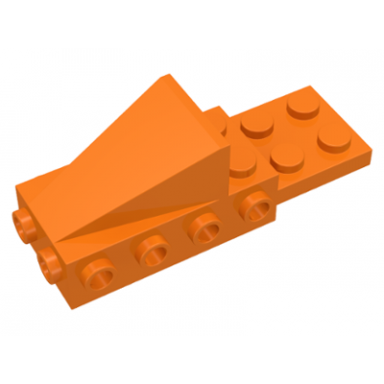 orange cockpit space nose
