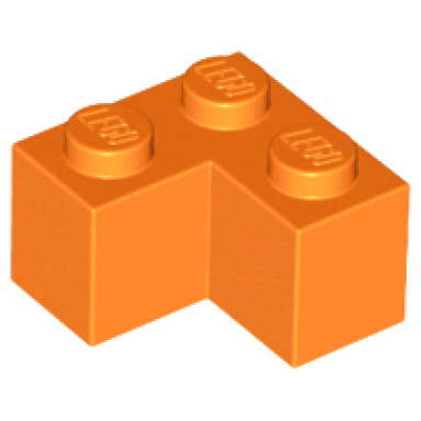 orange brick 2 x 2 corner