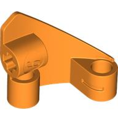 orange technic panel curved 9 3 x 3 tapered left