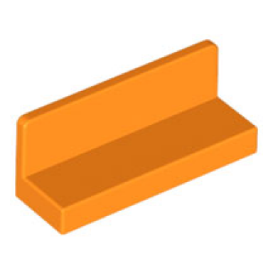 orange panel 1 x 3 x 1