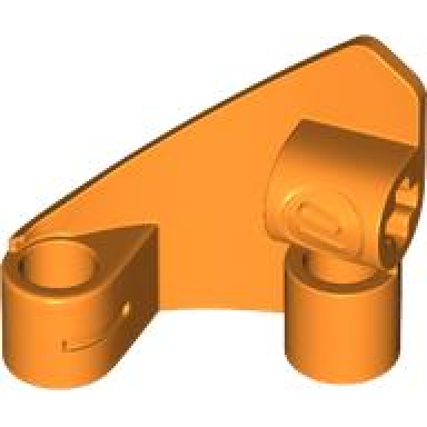 orange technic panel curved 10 3 x 3 tapered right