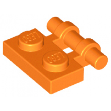 orange plate modified 1 x 2 with bar handle on side - free ends
