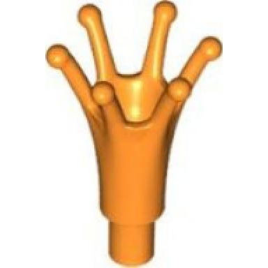 orange minifigure crown with bar