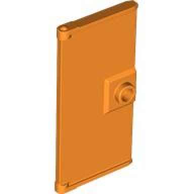 orange door 1 x 3 x 5 with stud handle