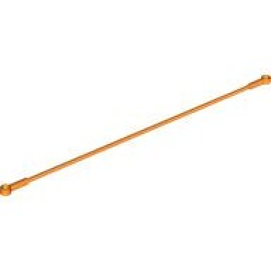 orange hose flexible 22l with 2 connector ends zipline
